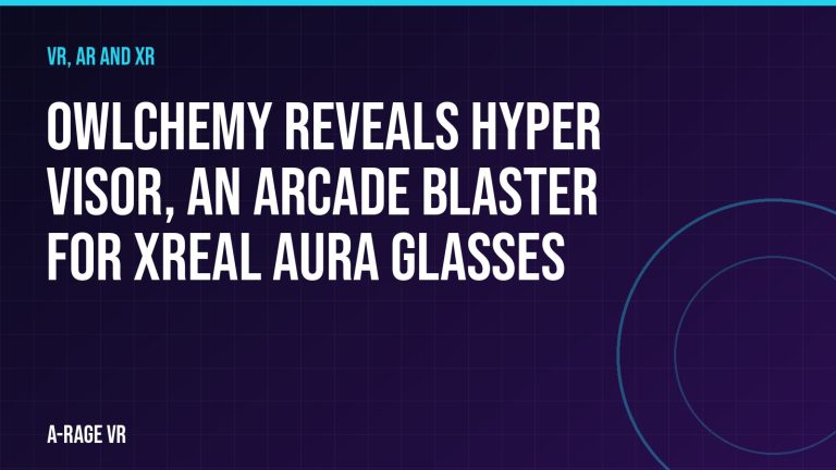 Owlchemy reveals Hyper Visor, an arcade blaster for XREAL Aura glasses