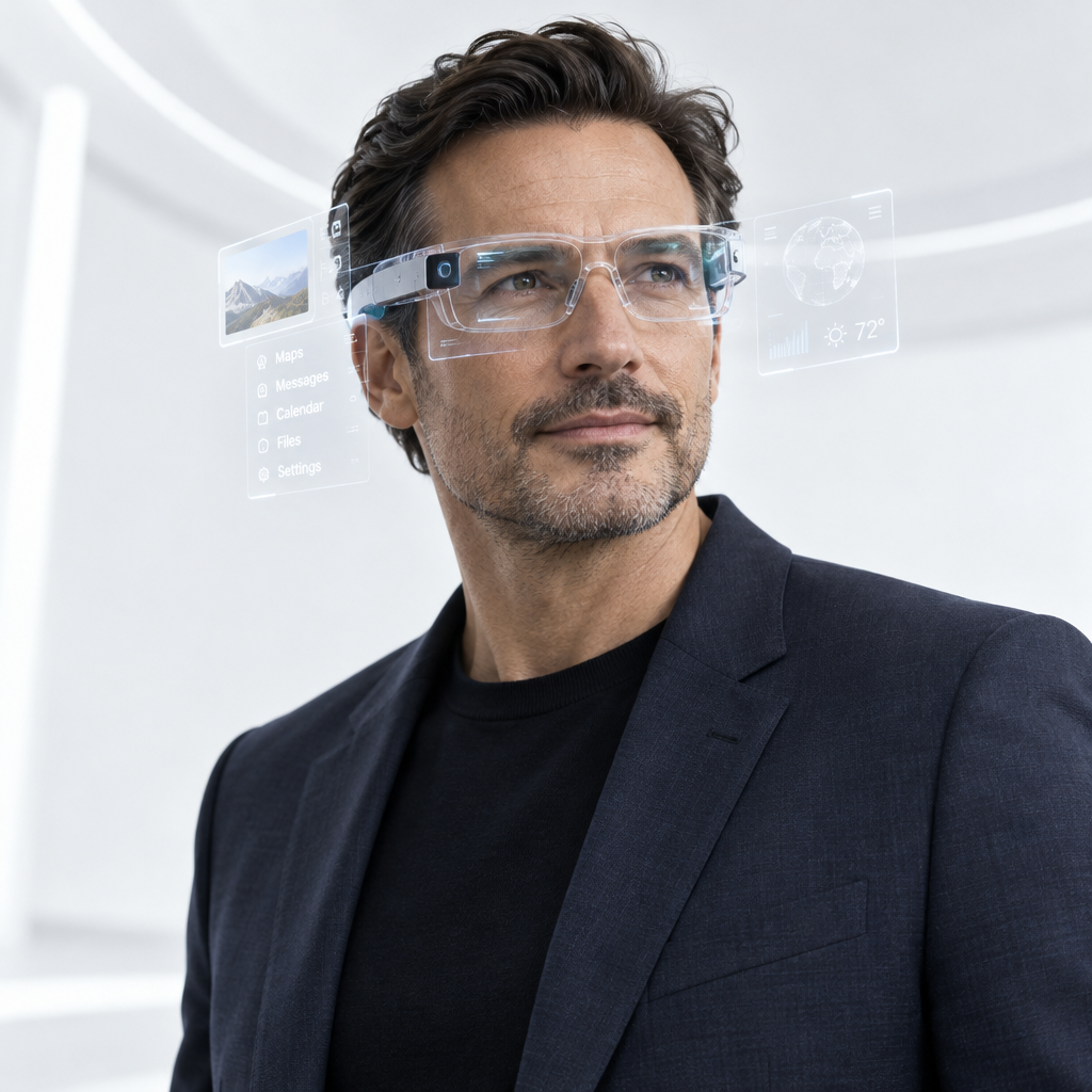 Robert Downey Jr. Wearing Snap Specs
