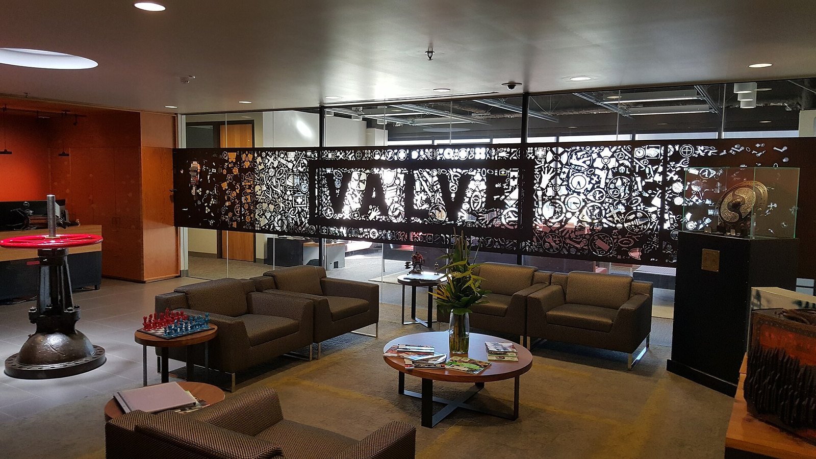 Lobby Area of Valve's offices in February 2016. (Valve Corporation)