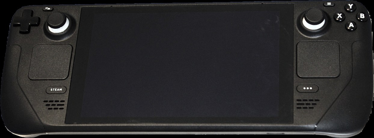 Front side of the Steam Deck (Steam Deck)