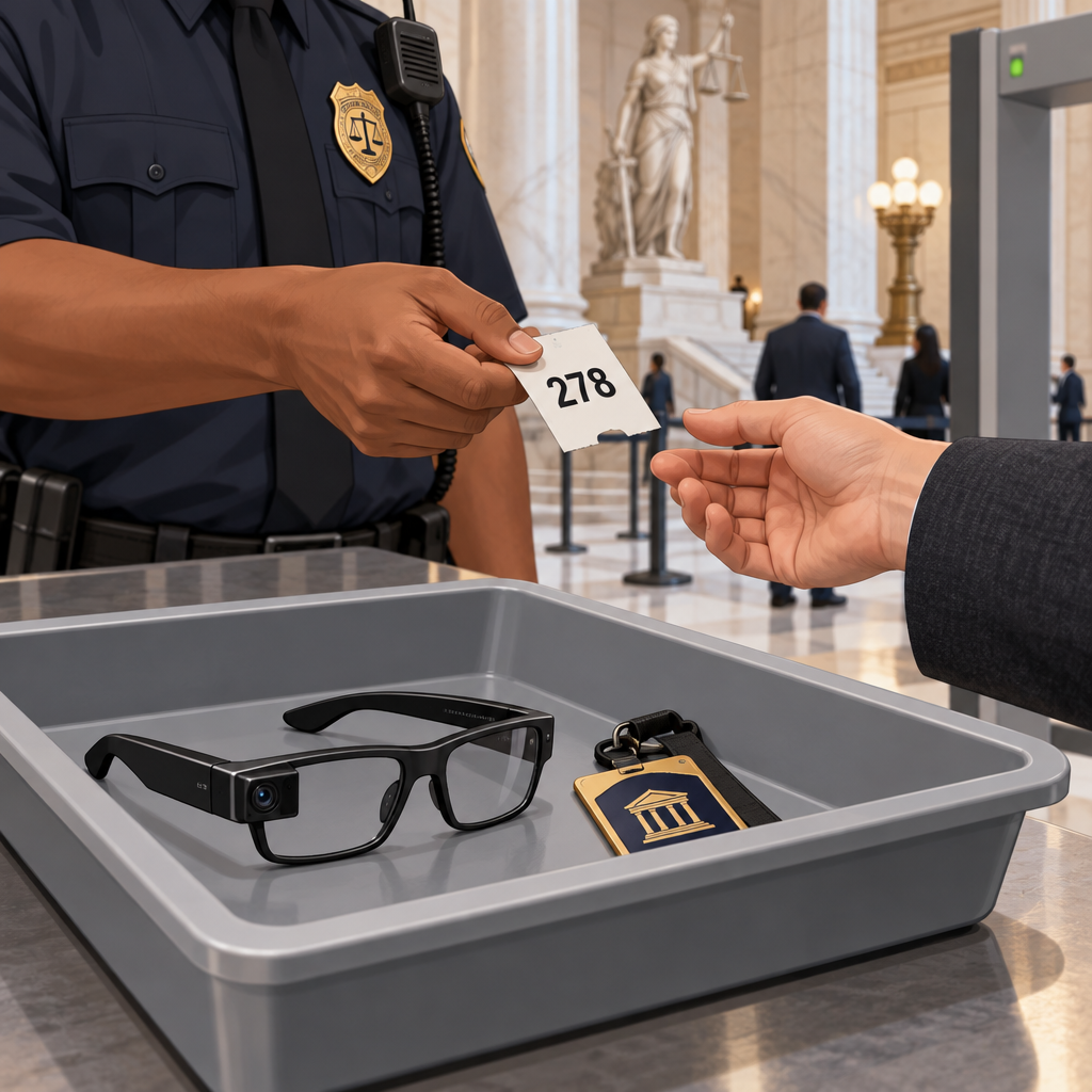 Smart Glasses at Court Security